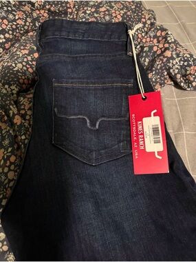 Kimes Ranch Women's Indigo Bootcut Jeans with Contrast Tag